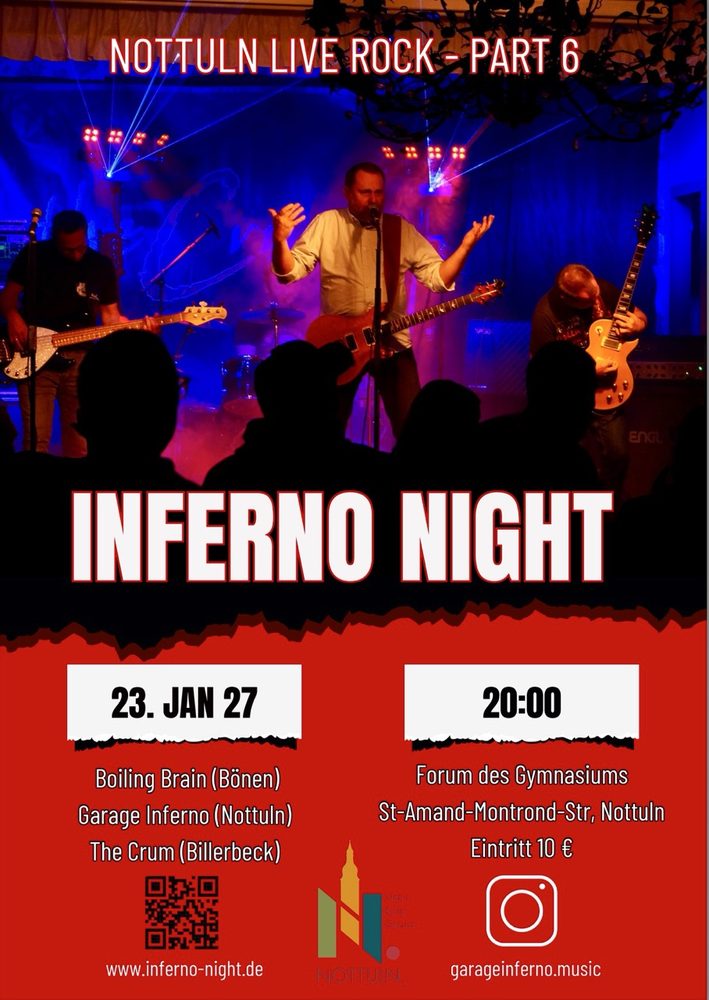 Flyer der Inferno Night Part 6 am 23. Januar 2027